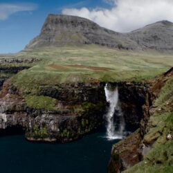 Faroe Islands Denmark waterfall photo tour Ron Rosenstock
