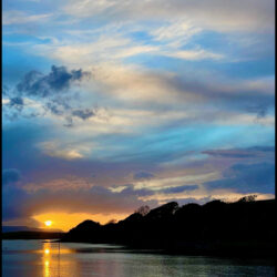 Clew Bay at Sunset, Westport Ireland photo tour Joel Schulman