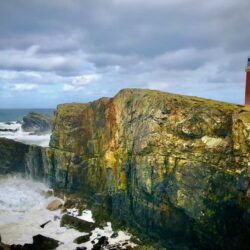 Scotland lighthouse cliffs photo tour Nancy Ori