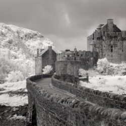 Scotland castle infrared photo tour Ron Zimmerman